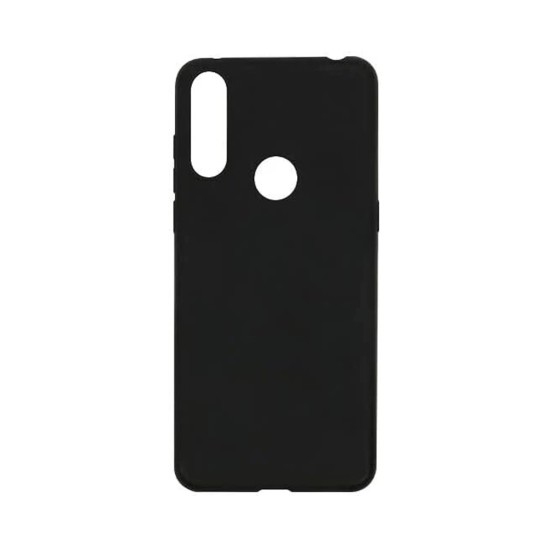 Funda de Silicona Suave para Alcatel 3x 2019 Negro